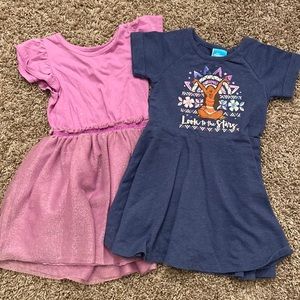 Disney Moana dress and purple Cat & Jack, girls 4T